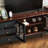 Retro Solid Wood TV Cabinet