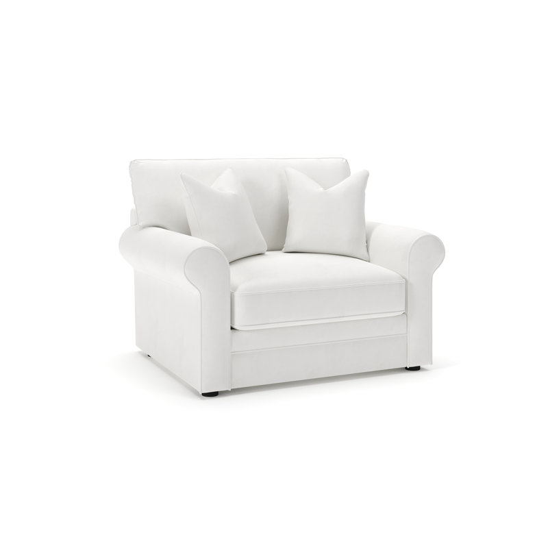 Charlie Chair And A Half, Classic Bleach White