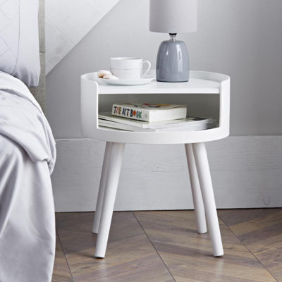 Prentice 40cm W Manufactured Wood Bedside Table