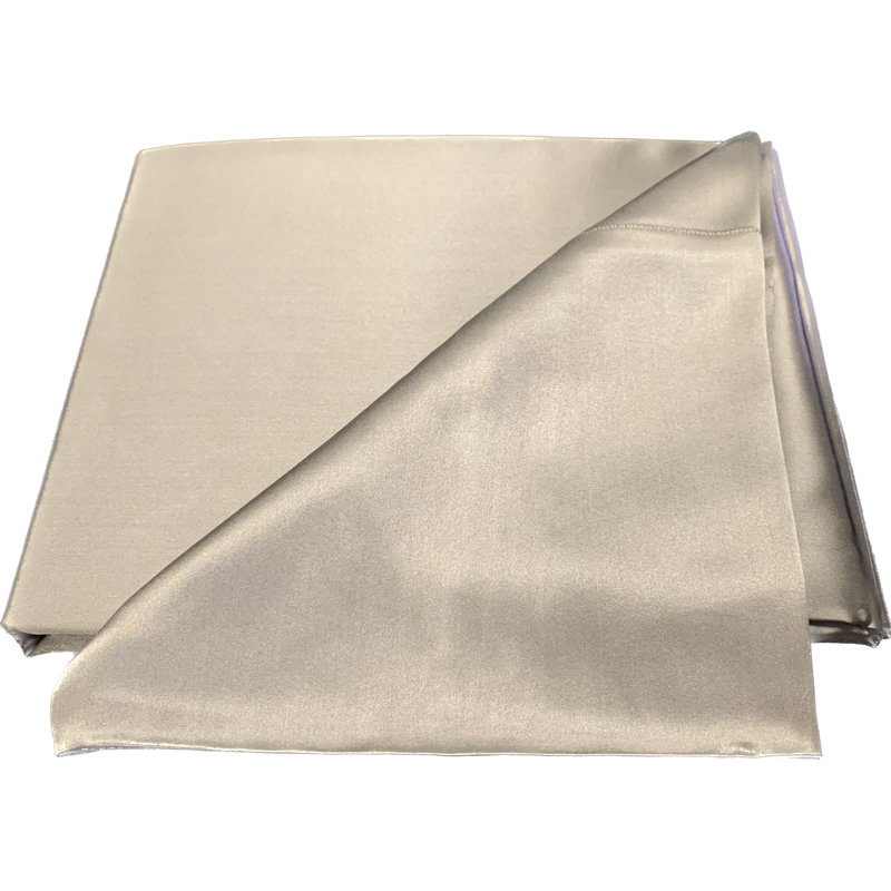 Classic Silk Satin Flat Sheet, King, French Vanilla