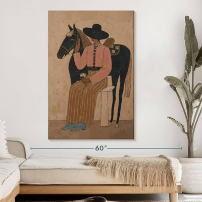 Seated Rider Portrait