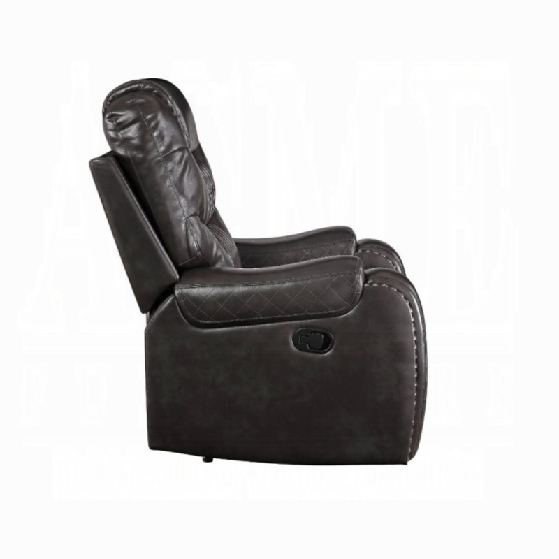 Galghard Motion Loveseat w/Console, Magnetite