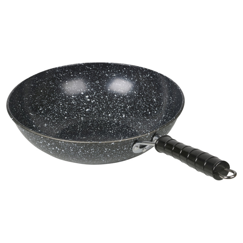 Symple Stuff Clinard Non-Stick Enameled Cast Iron Wok
