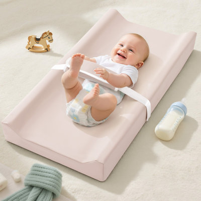 Baby Changing Pad, Infant Changing Mat With Waterproof & Wipe-Clean PU Cover, Portable Baby Diaper Change Station And Dresser