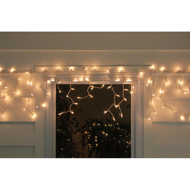 Guirlande de 150 mini glaçons de Noël, Transparent
