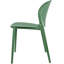 Chaise de salle à manger à dossier perforé en plastique Tropical Cottage, chaise d'appoint de patio intérieur et extérieur empilable, sièges résistants aux intempéries pour la cuisine, le restaurant, le balcon, le porche, la cour, le vert-88165267