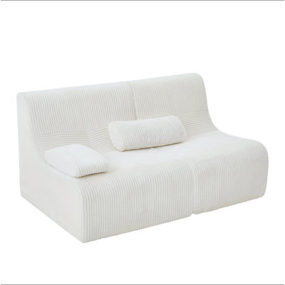 Canapé modulaire moderne 63,7 po