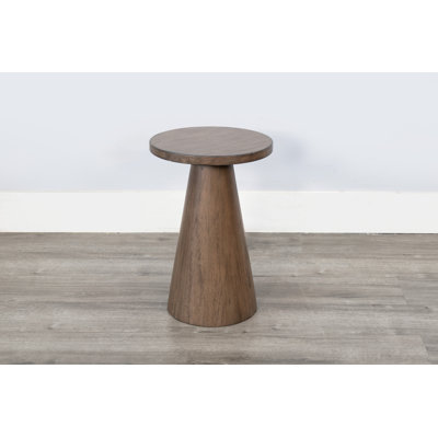 Felicity Modern Solid Wood Pedestal Side Table