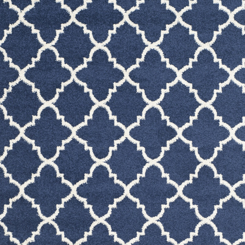 Daneya Performance Geometric Rug, Round 7'