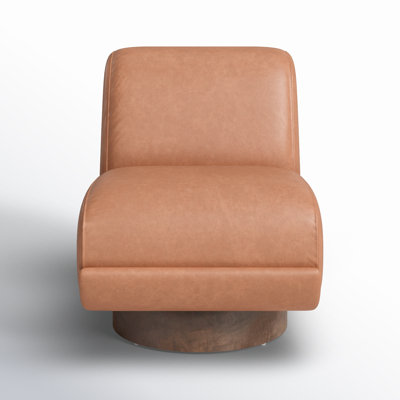 Bodi Upholstered Swivel Slipper Chair