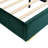 Upholstered Size Bed Frame Of Velvet Tufted Headboard With Floating Nightstand LED/USB Built-In,-1781128975