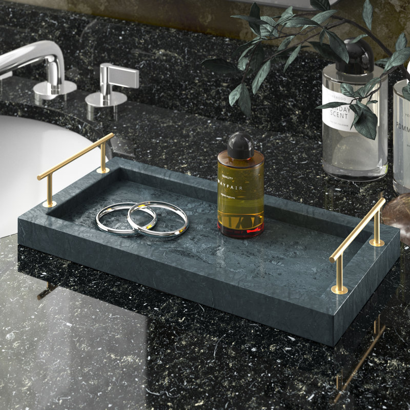 Noki Marble Bathroom Tray