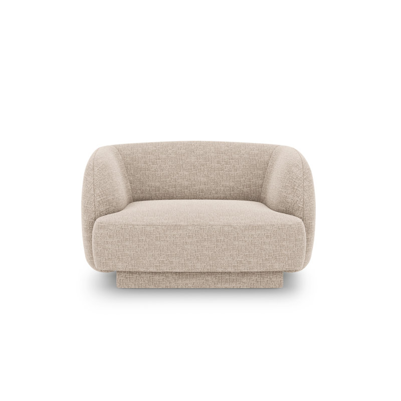 Adoraim 109Cm Wide Armchair, Beige 100% Structural Polyesters