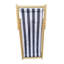 populus wood sling chair blue Stripe Broad blue Stripe (color: Dark blue) folding chaise lounge chair