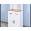 Armoire de cuisine en bois avec garde-manger blanc