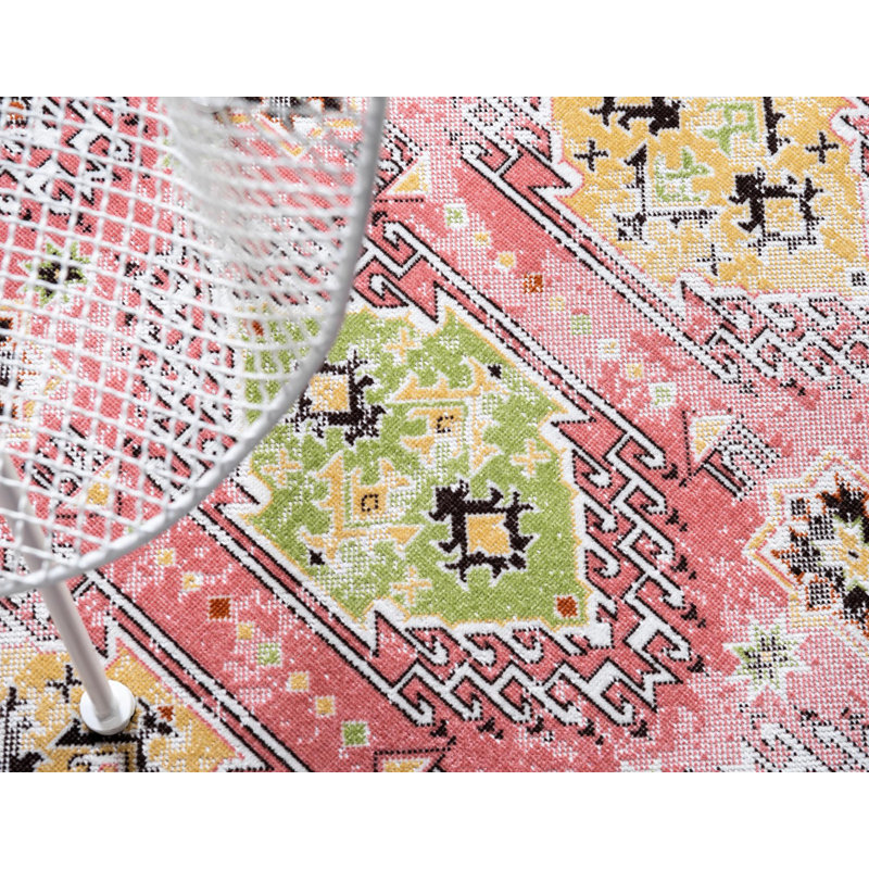 Tapis rose Devers, Tapis de couloir 2 pi x 6 pi 1 po