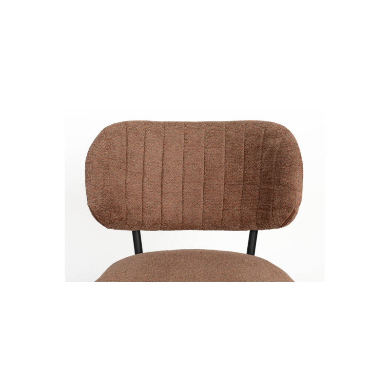 Sanne Upholstered Dining Chair, Orange