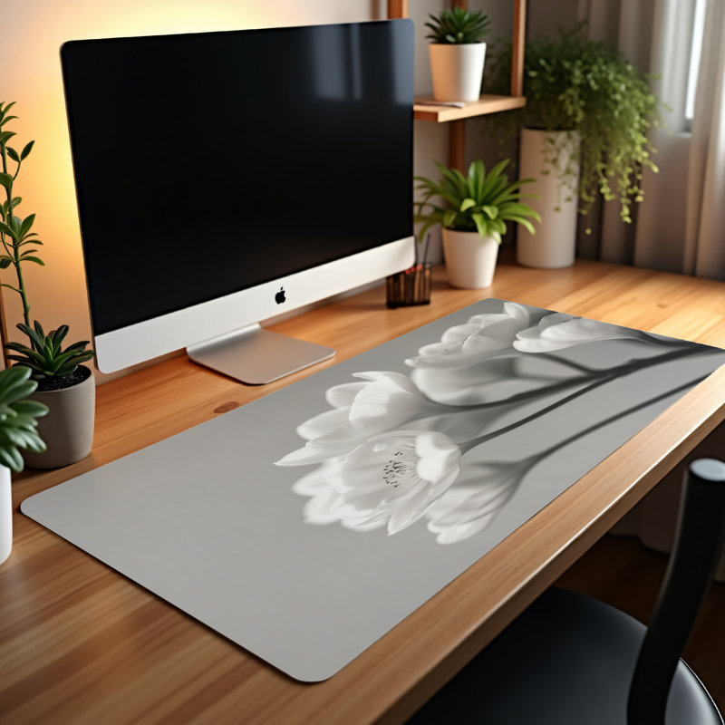 Polyester Desk Pad, 31.5x15.5