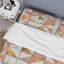 Ensemble de housse de couette Salmon Gold Rustic Triangle Tiles - Farmhouse-109147439