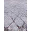 Tapis gris en soie fabriqué à la main Modern