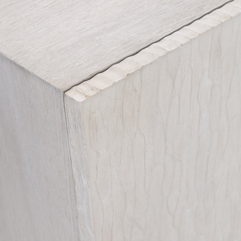 Solaria Entertainment Credenza in Weathered Bone