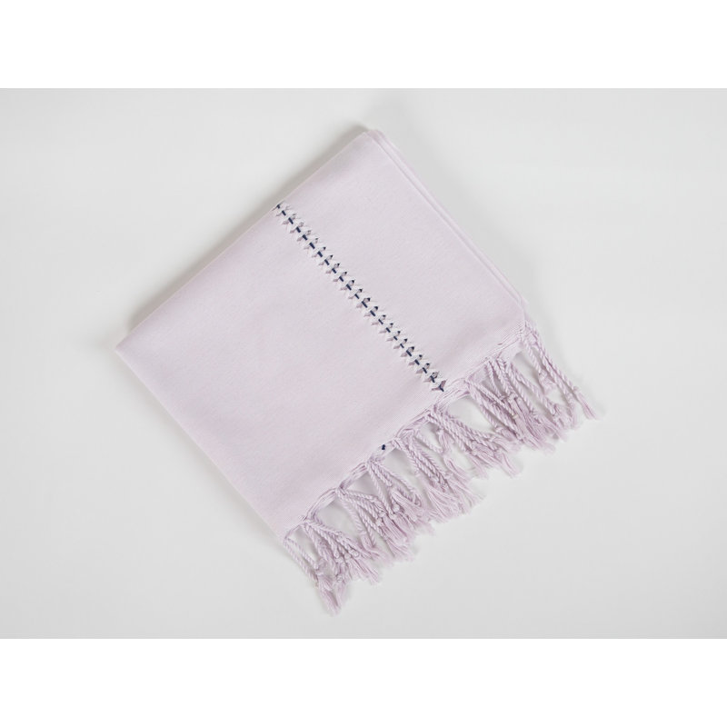 Serviette de plage 100% coton Kahnah, Mauve