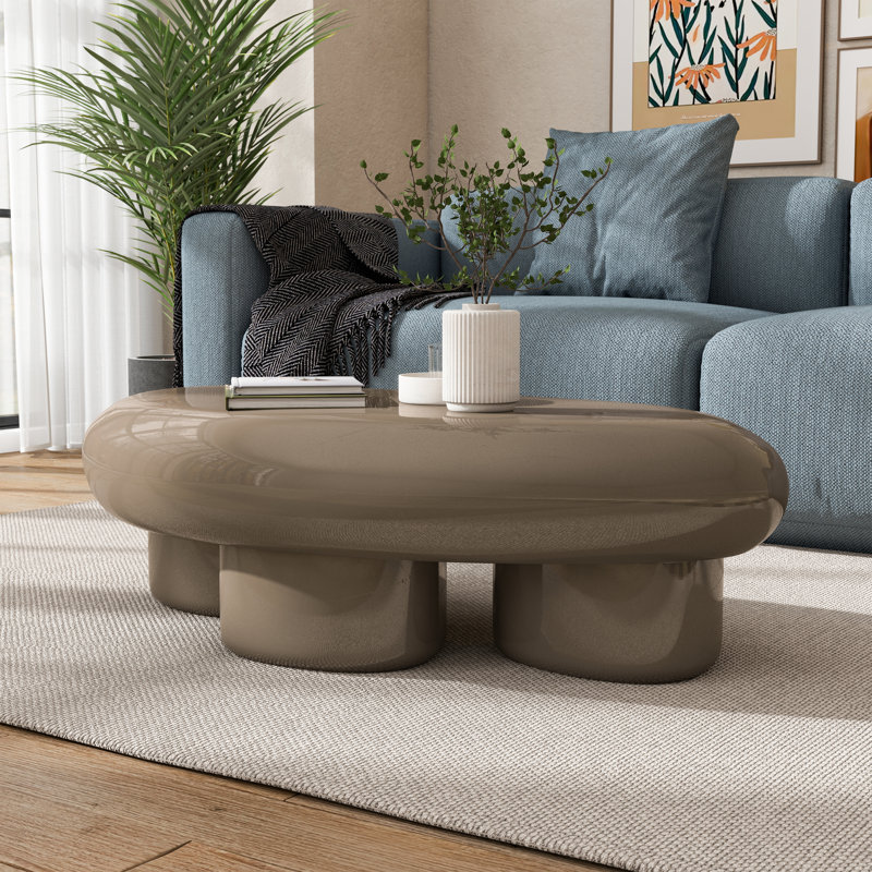 Table basse Jahmaal, Brun