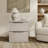 Modern Fluted 2-Drawer Nightstand-1112176590