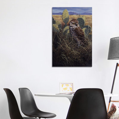 Burrowing Owl - reproduction d'art murale encadrée