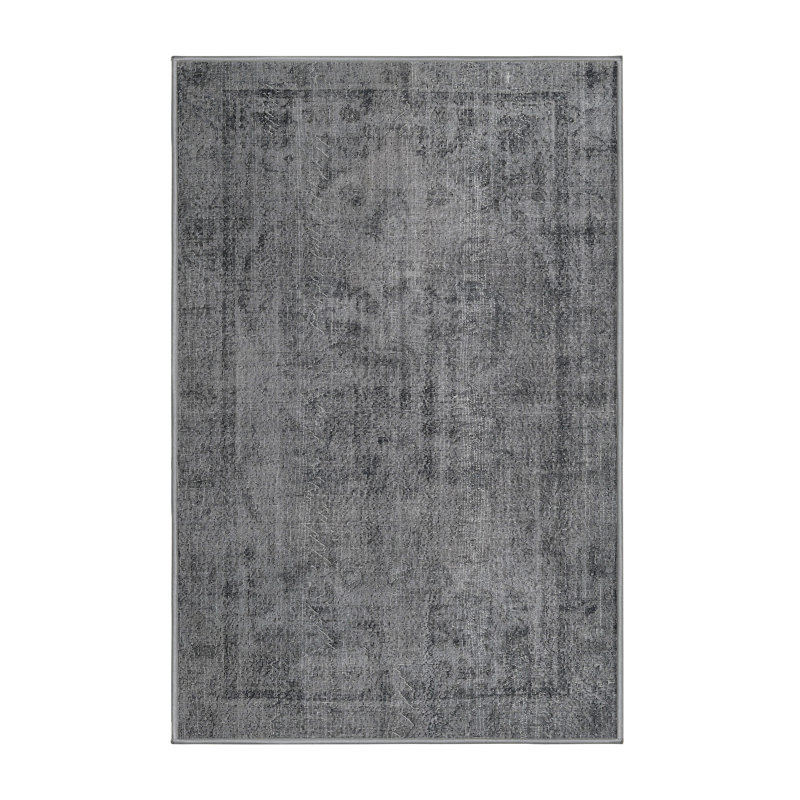 Tapis gris/beige traditionnel Colmars, Rectangle 5 pi x 7 pi