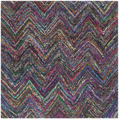 Anaheim Hand Tufted Cotton Chevron Rug