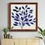 Deep Blue Branch II - Toile encadrée de qualité supérieure - prête à être accrochée-124647049-124647056