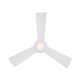 Hug 44'' 3 Blade Ceiling Fan with LED Light Kit