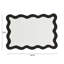 Scalloped Edge Rust and Orange Cotton Placemat - Set of 4-1812256686