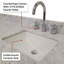 Ensemble de meuble-lavabo double avec robinet et miroirs