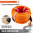 Synthetic Winch Rope 3/8" x 100ft, Winch Cable with G70 Hook 18740 Lbs