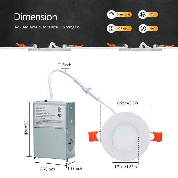 Dimensions du produit