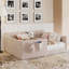 Canapé-lit double en velours-129165738-129165739