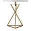 Lampe de table en métal doré mat 26,25 po Ester