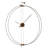 Barcelona Solid Wood Wall Clock