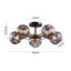 Rotan Glass Semi Flush Mount