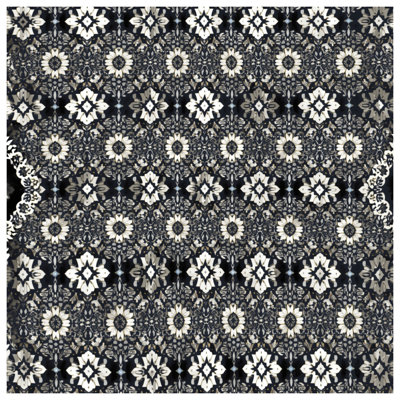 Housses de couette à motif floral orné