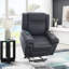 Fauteuil inclinable Domir en microfibre polie Nirion avec levage, chauffage et massage pour un confort ultime-624601237