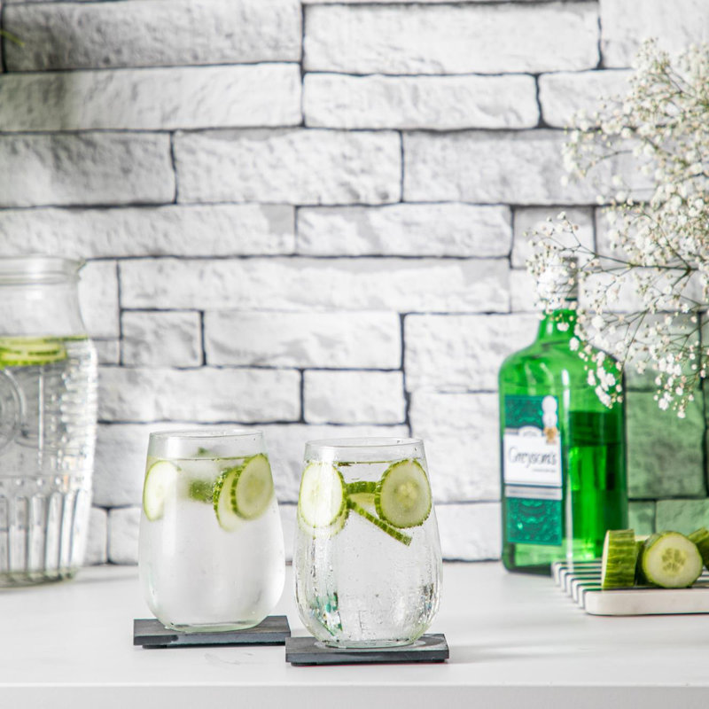 LAV - Gaia Stemless Wine Glasses - Clear