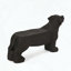 Banc pour chien en béton léger Labrador