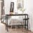 Amner Metal Base Dining Table-1725295400-1725295401