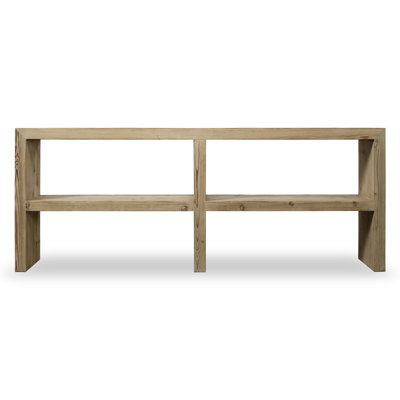 Console en bois massif 19,3 po