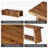 63" Solid Wood TV Stand