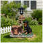 Statue jardinière Rottweiler