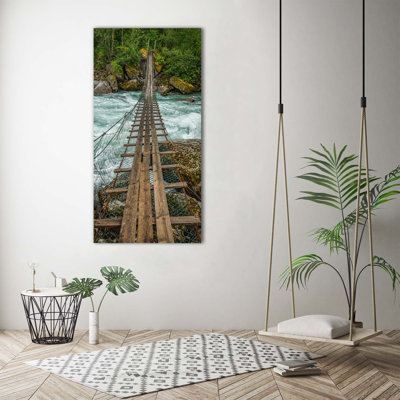 Suspension Bridge - Wrapped Canvas Print